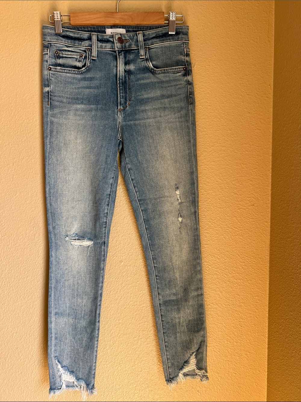 Pistola Jeans Skinny - Chewed Hems - 27